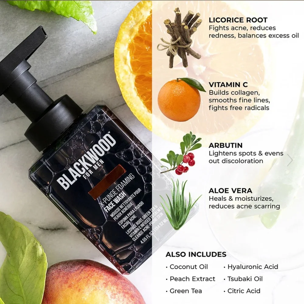 Blackwood For Men X-Punge Foaming Face Wash